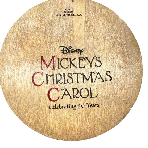 DISNEY MICKEY'S CHRISTMAS CAROL 40TH ANNIVERSARY HALLMARK 2023 KEEPSAKE ORNAMENT - Picture 4 of 5